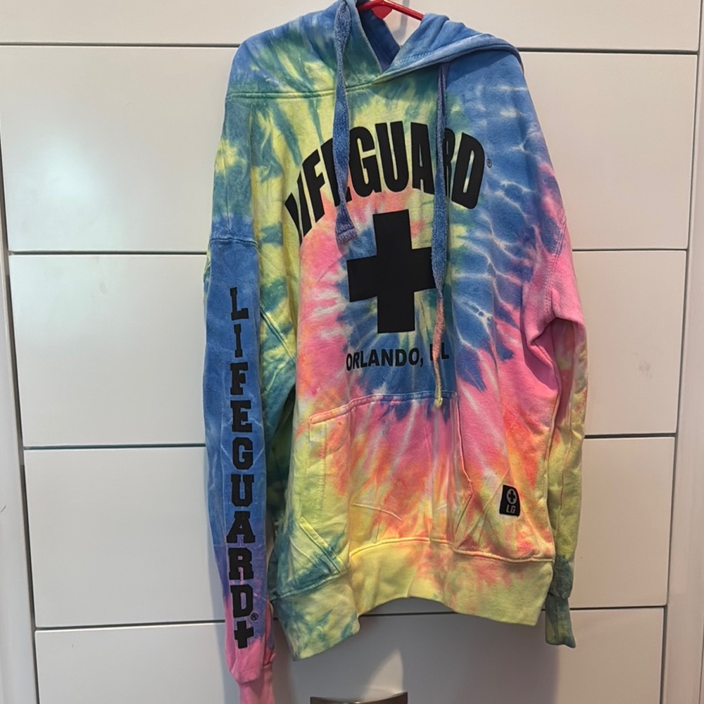 LG Multicolor Tie-Dye Hoodie